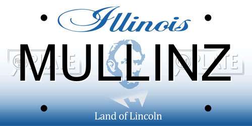 MULLINZ Illinois License Plate