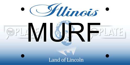 MURF Illinois License Plate