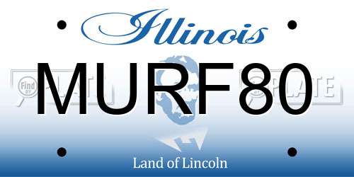 MURF80 Illinois License Plate