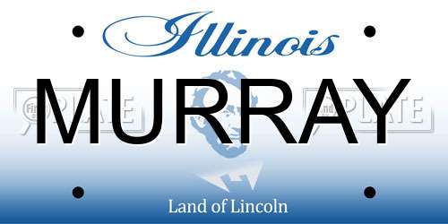 MURRAY Illinois License Plate