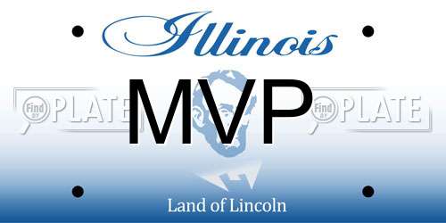 MVP Illinois License Plate