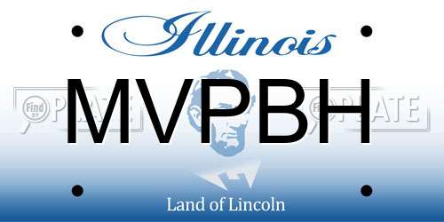 MVPBH Illinois License Plate