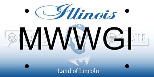 MWWGI Illinois License Plate