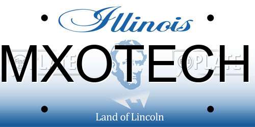 MXOTECH Illinois License Plate