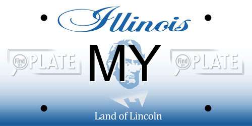 MY Illinois License Plate