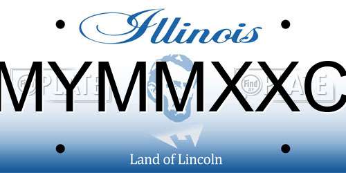 MYMMXXC Illinois License Plate
