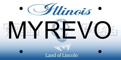 MYREVO Illinois License Plate