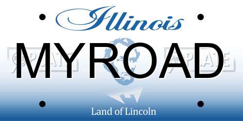 MYROAD Illinois License Plate
