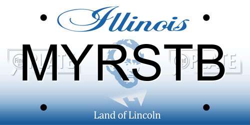 MYRSTB Illinois License Plate