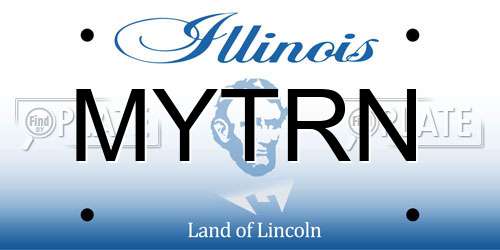 MYTRN Illinois License Plate