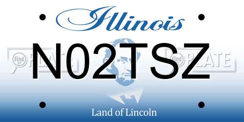 N02TSZ Illinois License Plate