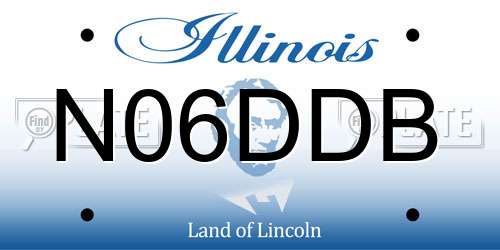 N06DDB Illinois License Plate