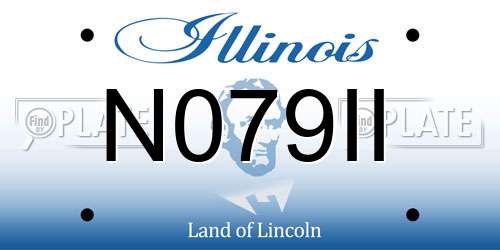 N079II Illinois License Plate