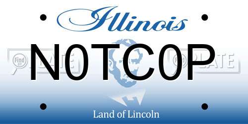 N0TC0P Illinois License Plate