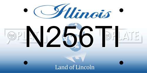 N256TI Illinois License Plate