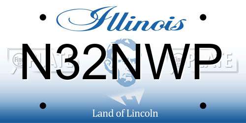 N32NWP Illinois License Plate