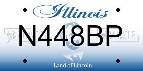 N448BP Illinois License Plate