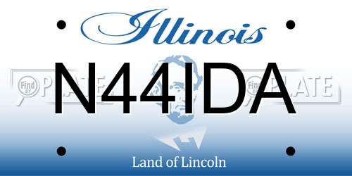 N44IDA Illinois License Plate