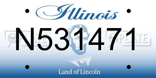 N531471 Illinois License Plate