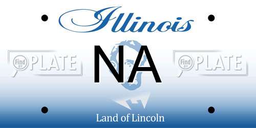 NA Illinois License Plate