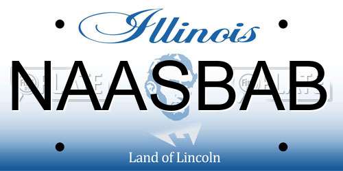 NAASBAB Illinois License Plate