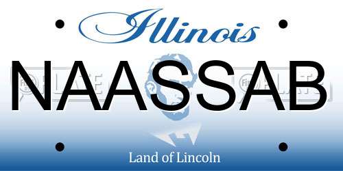NAASSAB Illinois License Plate
