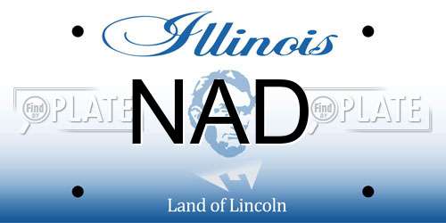 NAD Illinois License Plate