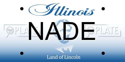 NADE Illinois License Plate