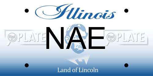 NAE Illinois License Plate