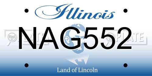 NAG552 Illinois License Plate