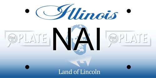 NAI Illinois License Plate