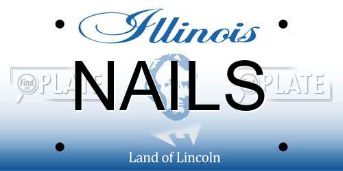 NAILS Illinois License Plate