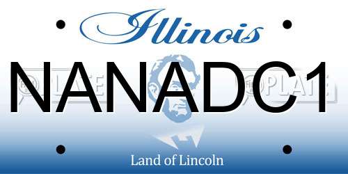 NANADC1 Illinois License Plate