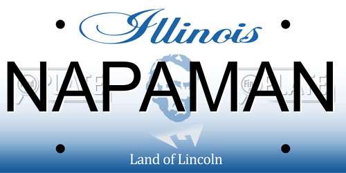 NAPAMAN Illinois License Plate