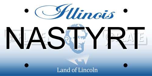 NASTYRT Illinois License Plate