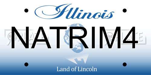 NATRIM4 Illinois License Plate