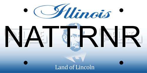 NATTRNR Illinois License Plate