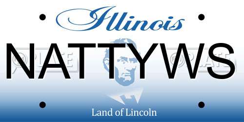 NATTYWS Illinois License Plate