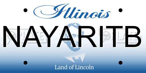 NAYARITB Illinois License Plate