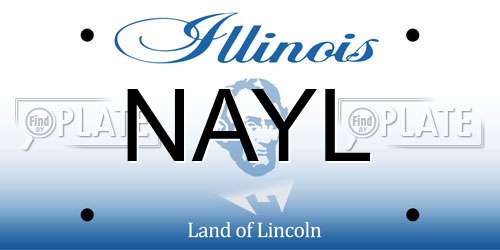NAYL Illinois License Plate