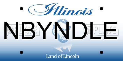 NBYNDLE Illinois License Plate
