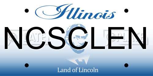 NCSCLEN Illinois License Plate