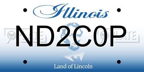 ND2C0P Illinois License Plate