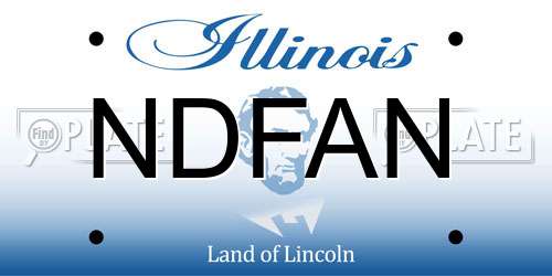 NDFAN Illinois License Plate