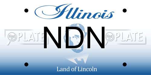 NDN Illinois License Plate