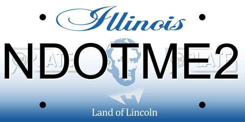 NDOTME2 Illinois License Plate