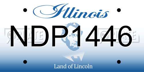 NDP1446 Illinois License Plate
