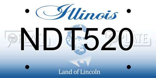 NDT520 Illinois License Plate