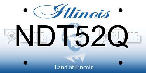 NDT52Q Illinois License Plate