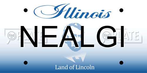 NEALGI Illinois License Plate